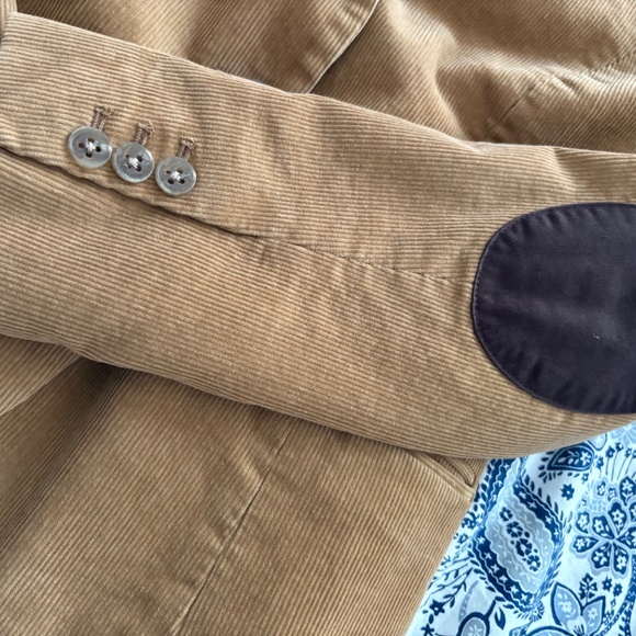 Tommy Hilfiger corduroy Tan Blazer Size 2 - Picture 3 of 4